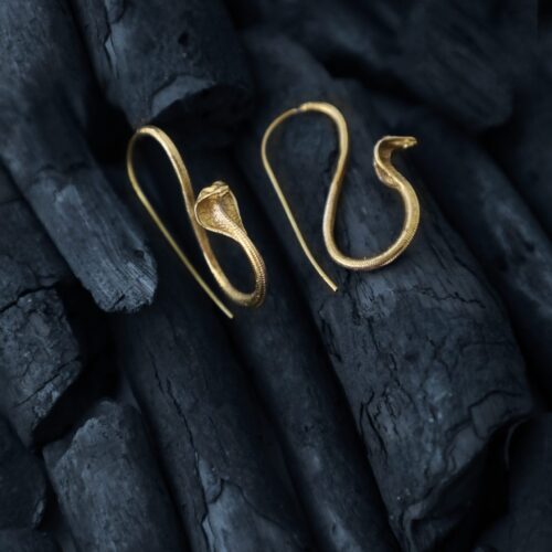 Dangling Cobra Earring