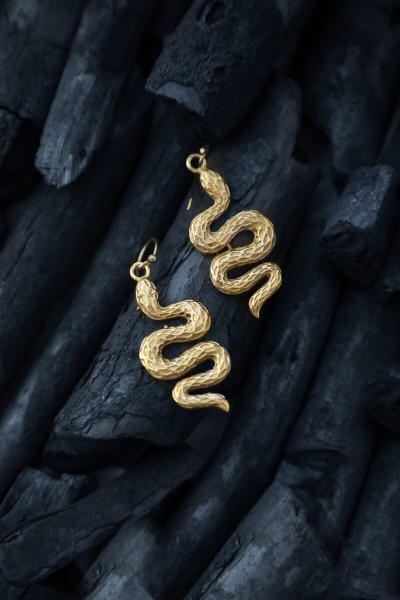 Boucle d’oreille Vipère