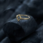Minimalist Diamond Shaped Ring