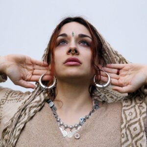 Big Hoop Tribal Earrings