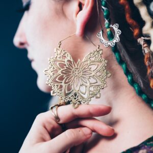 Boucles d’oreilles Mandala Floral