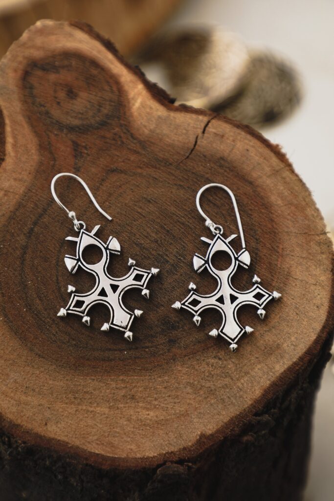 Agadez Cross Earrings