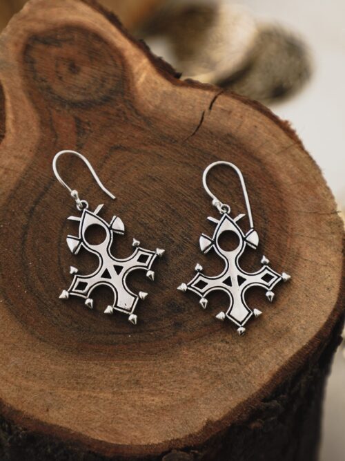 Agadez Cross Earrings