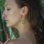 Hexagon Hoop Earrings