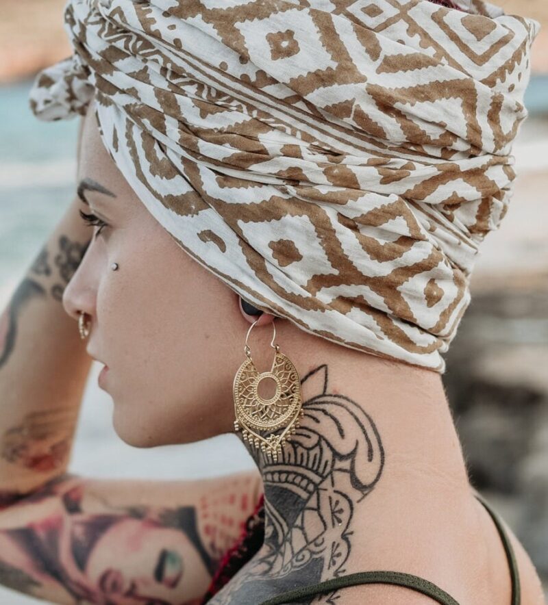 Boucles d’oreilles Mandala marocaines