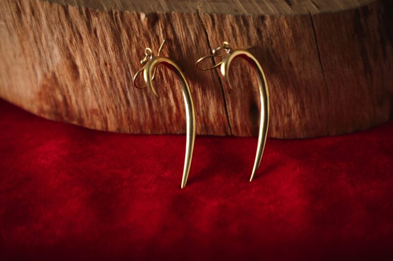 Ohrhänger mit baumelnden Haken