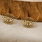 Dangle Lotus Earrings