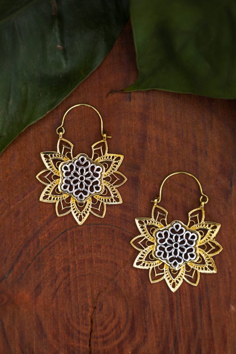 4 Boucles d’oreilles fleur