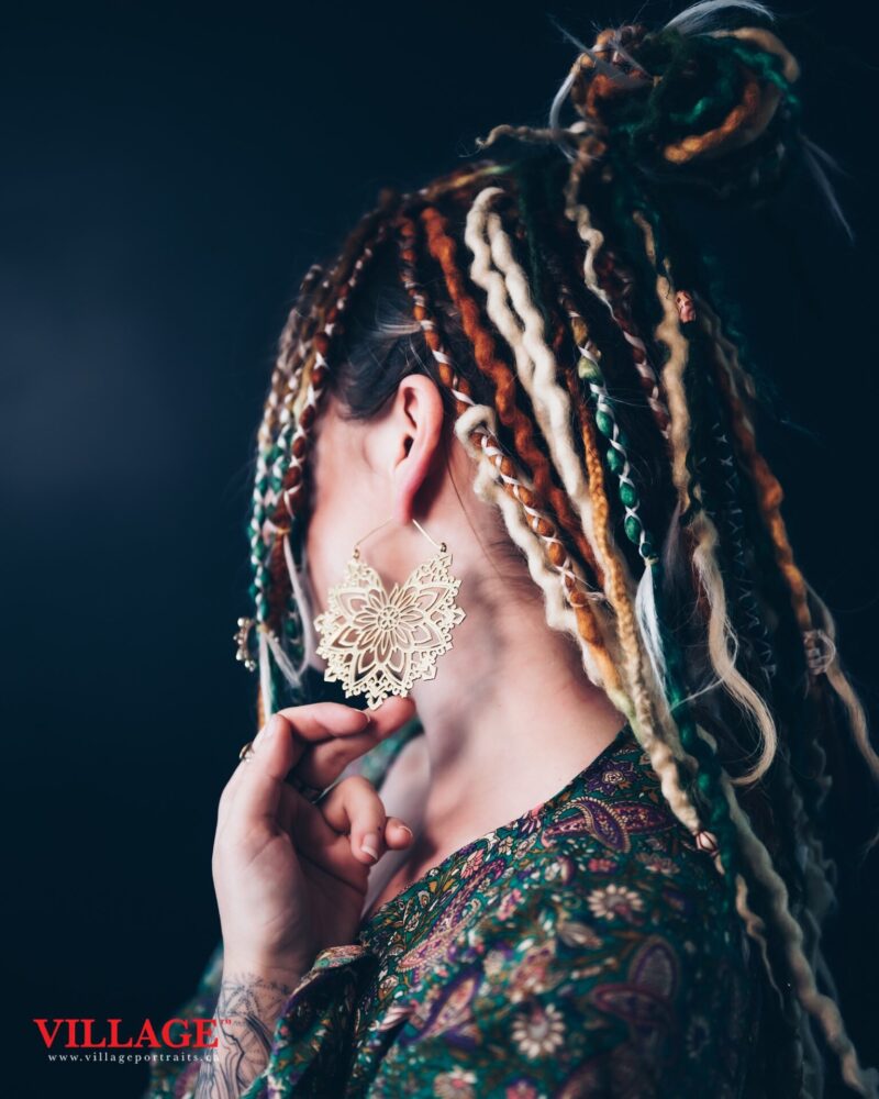 Boucles d’oreilles Mandala Floral