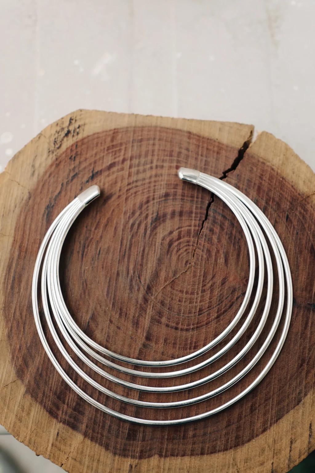 Mehrreihige runde Halskette