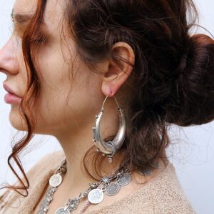 Big Hoop Tribal Earrings