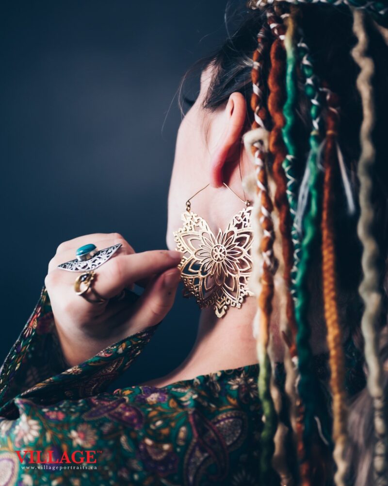 Boucles d’oreilles Mandala Floral