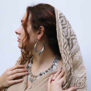 Big Hoop Tribal Earrings