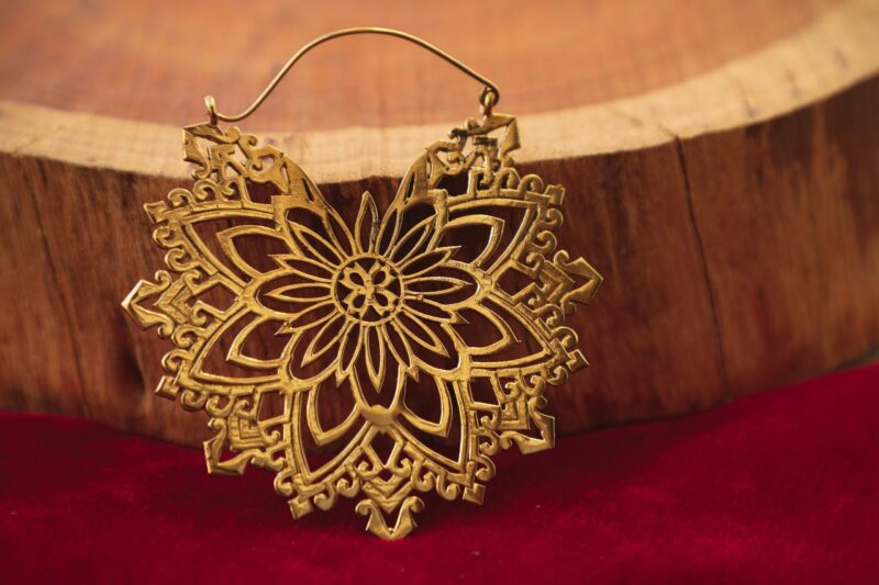 Boucles d’oreilles Mandala Floral