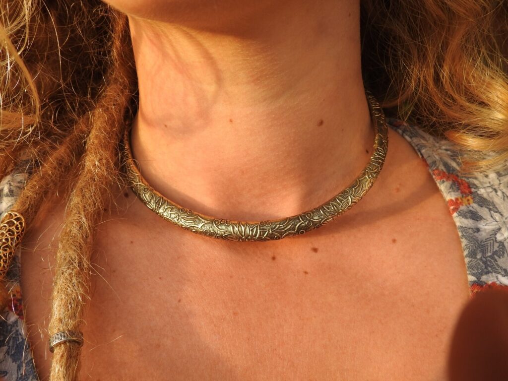 Lotus Choker Halskette