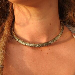 Lotus Choker Halskette