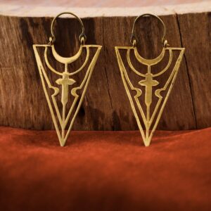 Boucles d’oreilles créoles Mandala