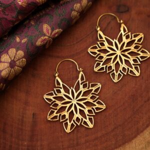 Pendientes de aro Mandala