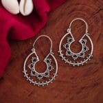 Silver Trance Earrings