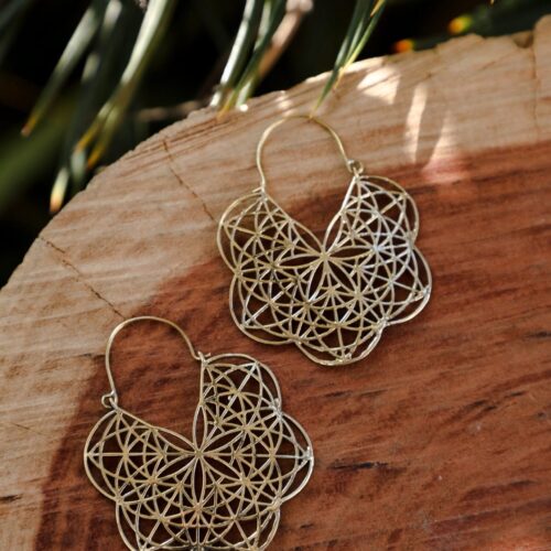 Crochet Flower Earrings
