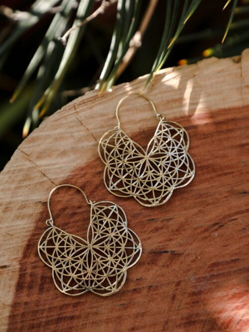 Crochet Flower Earrings