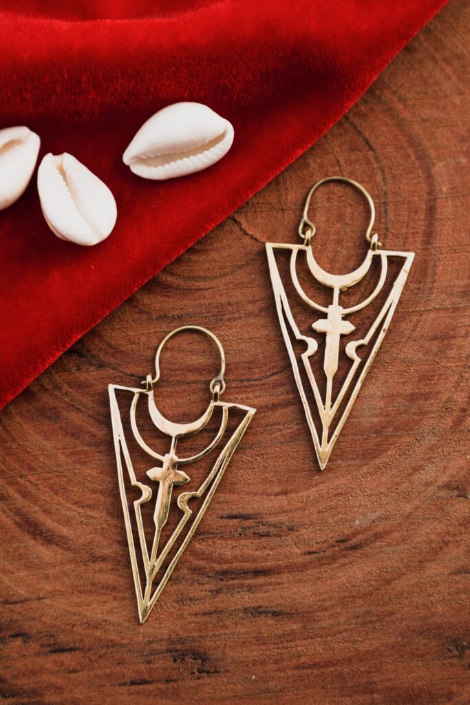 Mandala Hoop Earrings