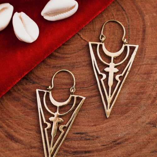Mandala Hoop Earrings
