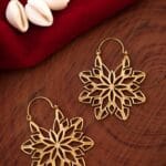 Mandala Hoop Earrings