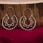 Silver Trance Earrings