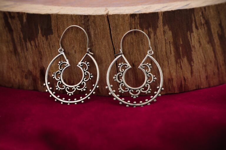 Silver Trance Earrings