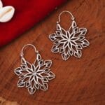 Mandala Hoop Earrings