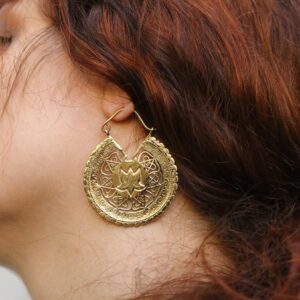 Lotus Flower Earrings