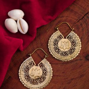 Lotus Flower Earrings