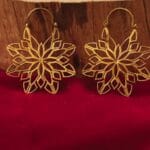 Mandala Hoop Earrings