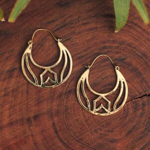 Boucles d’oreilles carillons jaunes