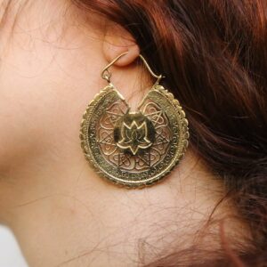 Lotus Flower Earrings