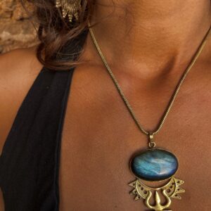 Labradorit Halskette