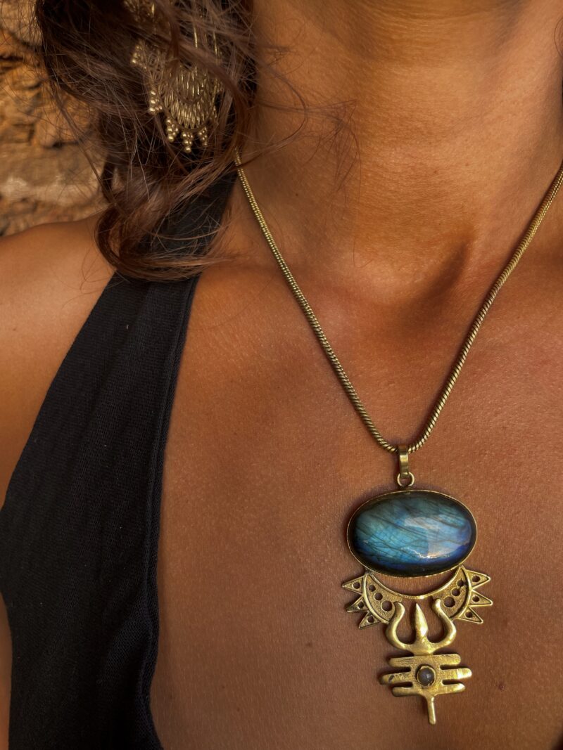 Labradorit Halskette