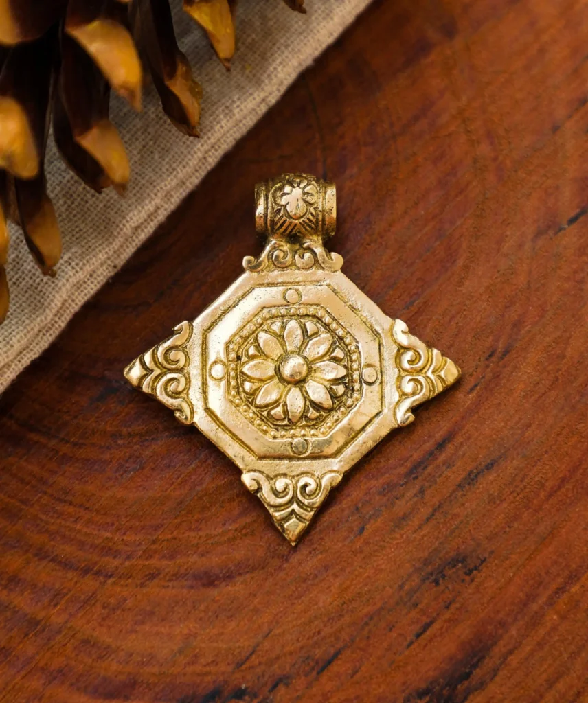 Boho Messing Anhänger