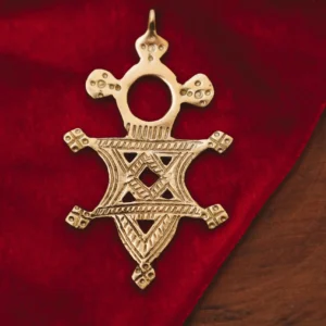 Colgante de latón tuareg africano
