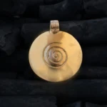 Stone Age Brass Pendant
