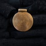 Spiral Brass Pendant