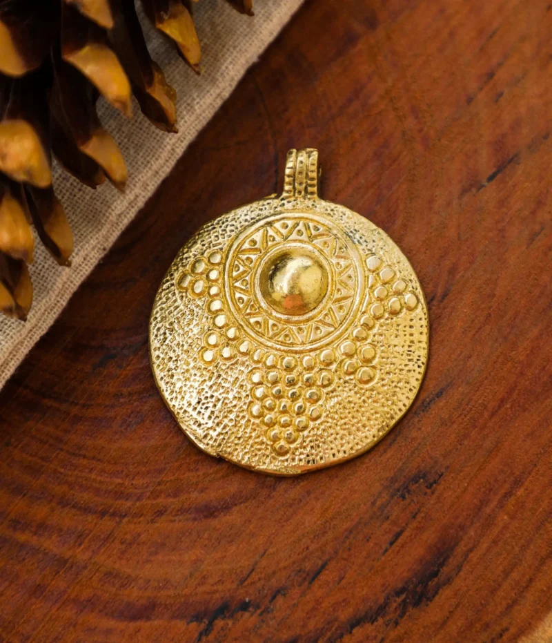 Goelx Antique Brass Pendant