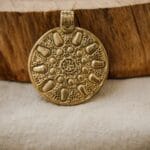Baptism Brass Pendant