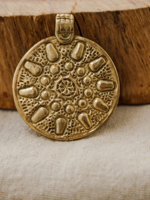 Baptism Brass Pendant