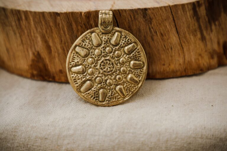 Pendentif Baptême en laiton