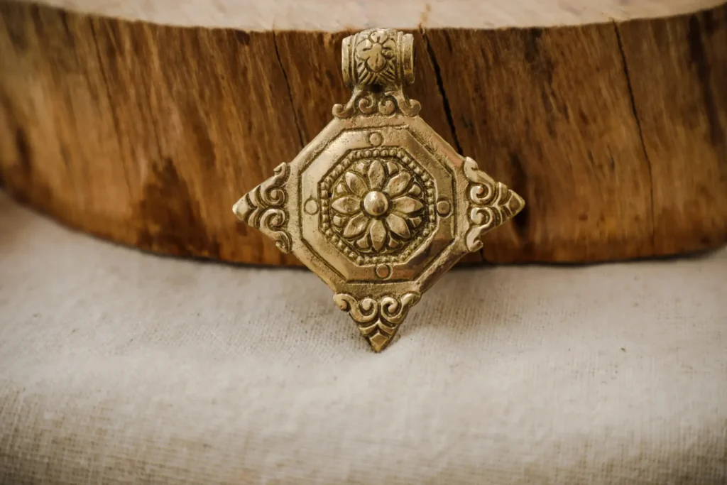 Boho Brass Pendant