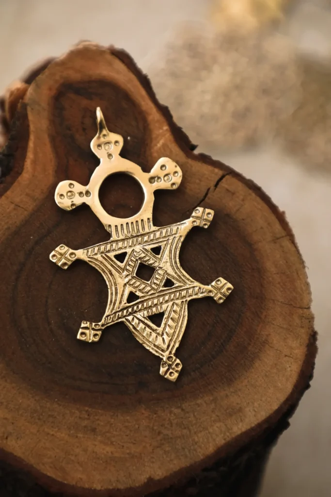 Pendentif Touareg Africain en Laiton