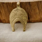 Traditional Tribal Knob Pull Brass Pendant