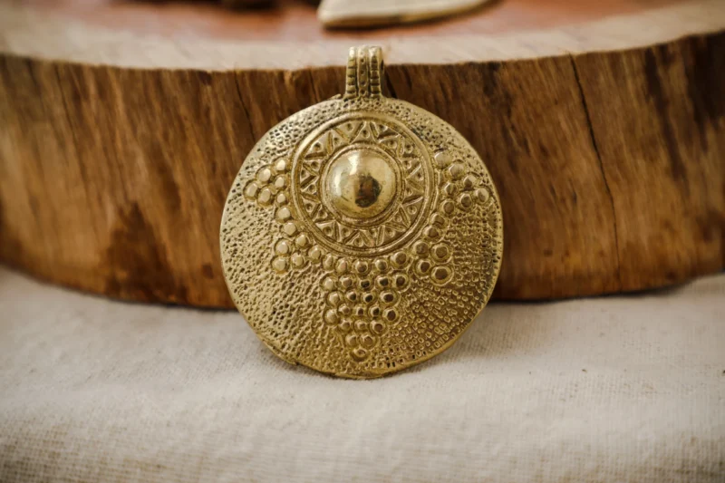 Goelx Antique Brass Pendant